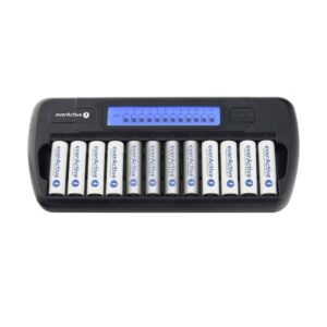 Cargador Ni-MH everActive NC-1200 para 12 baterías